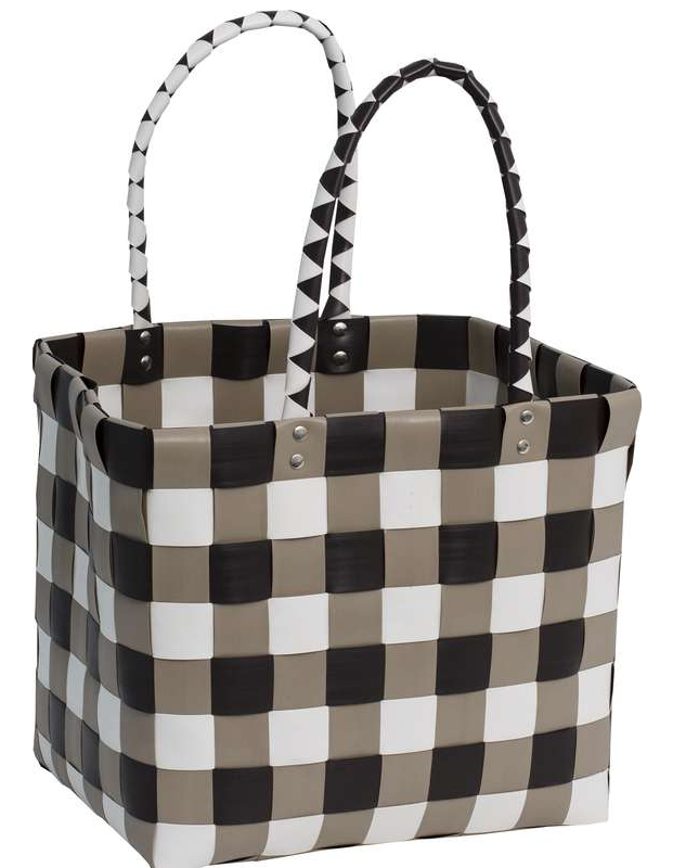 Witzgall 'ICE-BAG Flechttasche' Klassiker Kunststoff schwarz/grau/weiß licht-und farbecht Witzgall 'ICE-BAG Flechttasche' Klassiker Kunststoff schwarz/grau/weiß licht-und farbecht