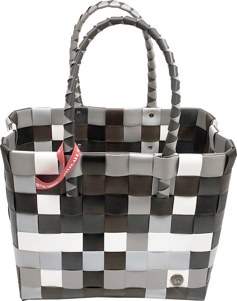 Witzgall 'ICE-BAG Flechttasche' Klassiker Kunststoff schwarz/braun/grau/weiß licht-und farbecht Witzgall 'ICE-BAG Flechttasche' Klassiker Kunststoff schwarz/braun/grau/weiß licht-und farbecht