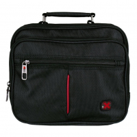 Travel ´N´ Meet Schultertasche quer Spinnstoff Schwarz