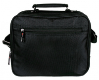 Travel ´N´ Meet Schultertasche quer Spinnstoff Schwarz