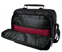 Travel ´N´ Meet Schultertasche quer Spinnstoff Schwarz