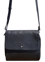 Prato 'LM Shahid' Umhängetasche Rindleder dunkelblau