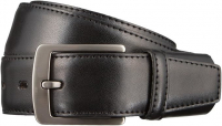 Lloyd Gürtel echt Leder 135cm schwarz an der Schnalle elastisch