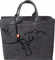 Witzgall 'Filztasche Reh' grau/schwarz
