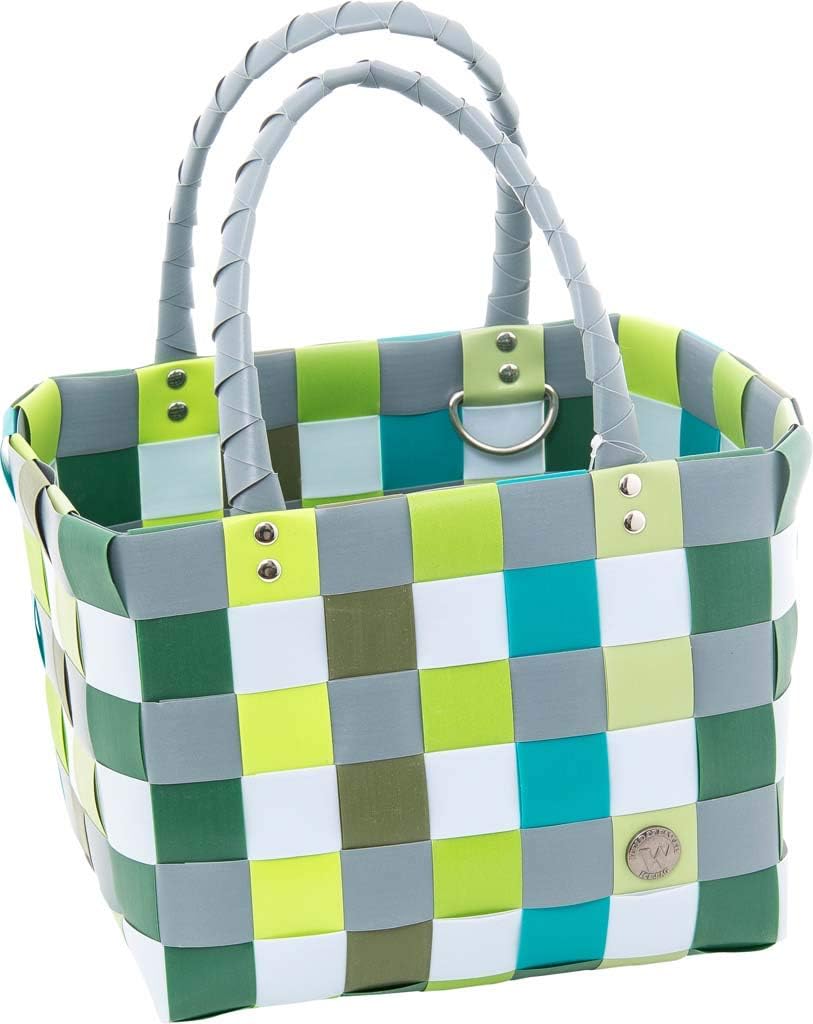 Witzgall 'ICE-BAG Flechttasche' Mini Kunststoff weiß/grün/türkis/grau mix licht- und farbecht Witzgall 'ICE-BAG Flechttasche' Mini Kunststoff weiß/grün/türkis/grau mix licht- und farbecht