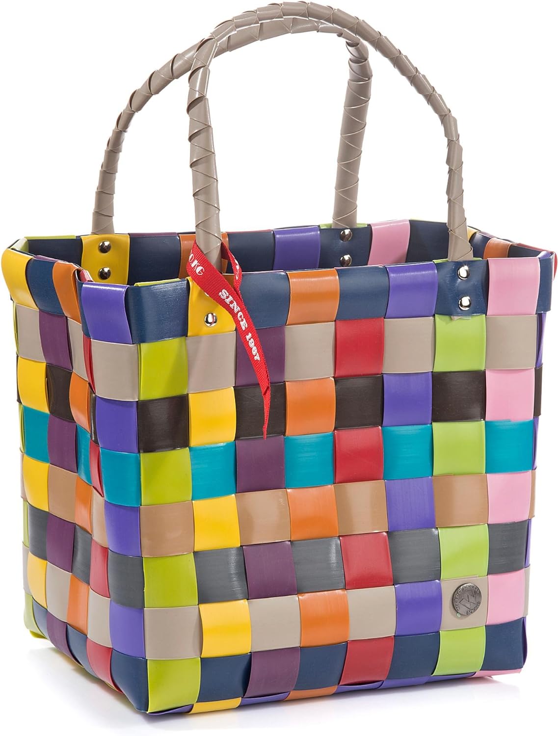 Witzgall 'ICE-BAG Flechttasche' Original Kunststoff rot/gelb/orange/türkis licht-und farbecht Witzgall 'ICE-BAG Flechttasche' Original Kunststoff rot/gelb/orange/türkis licht-und farbecht