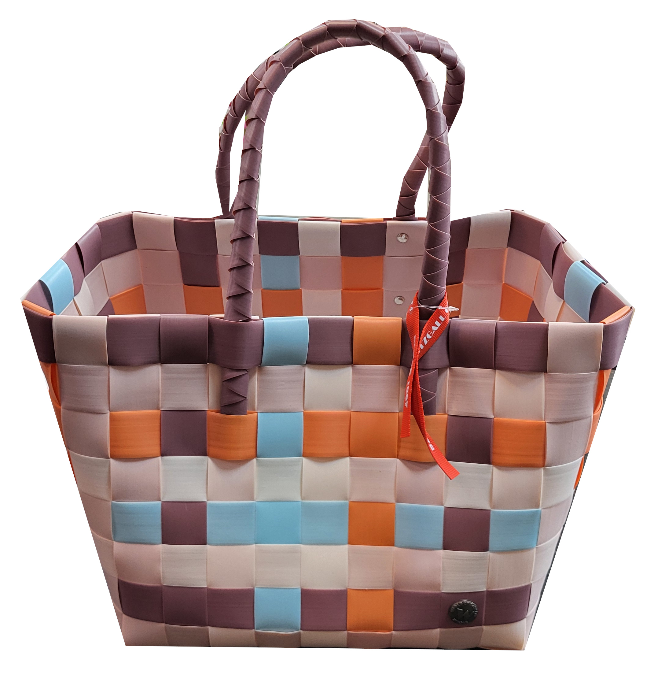 Witzgall 'ICE-BAG Flechttasche' Klassiker Kunststoff rose/apricot/mint licht-und farbecht Witzgall 'ICE-BAG Flechttasche' Klassiker Kunststoff rose/apricot/mint licht-und farbecht